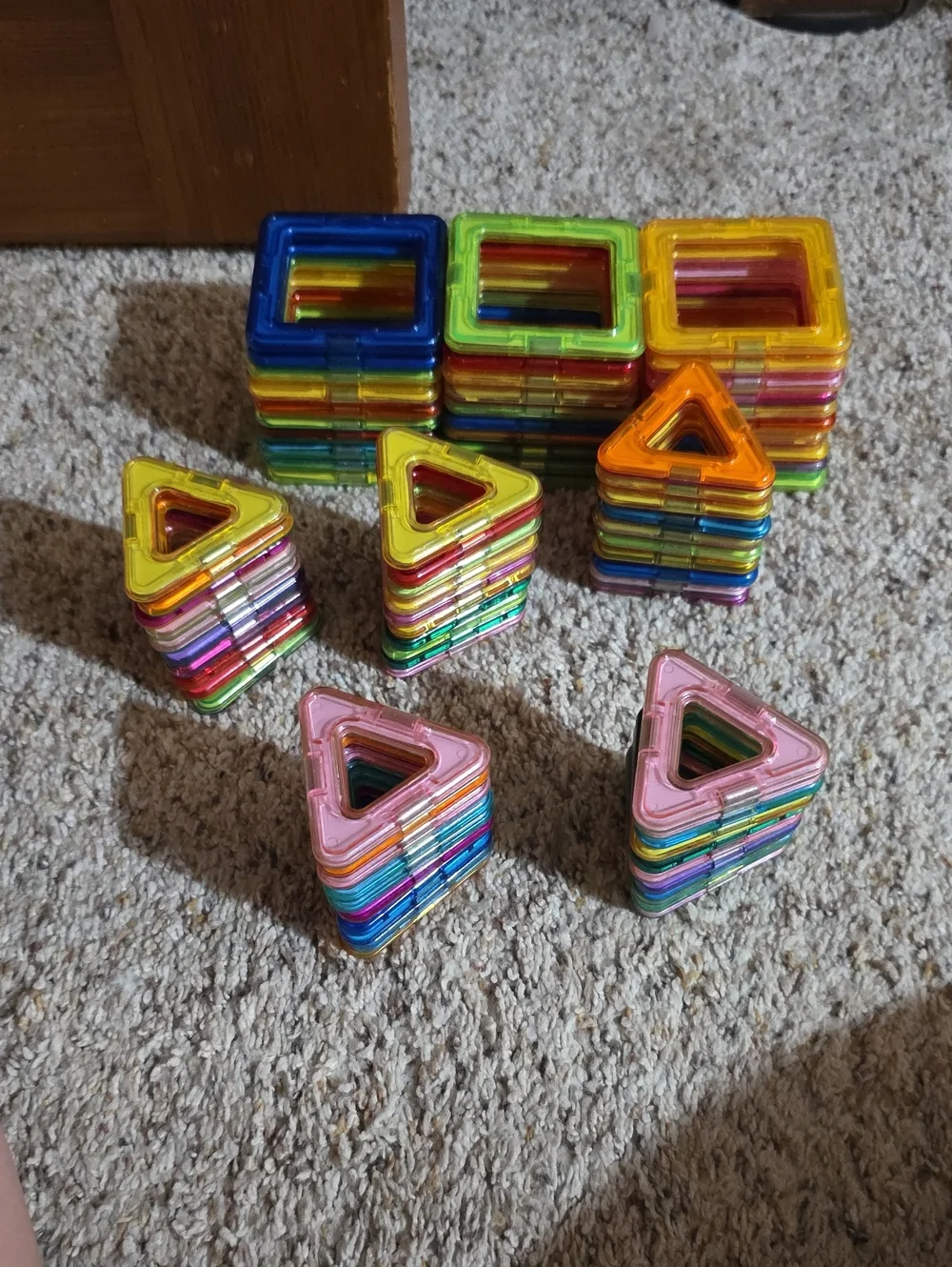 80 Pcs Magnetic Building Tiles Set